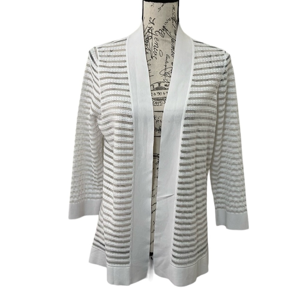 J. ENVIE New York Open Front Cardigan Size Large